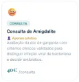 Consulta de dor de garganta / amigdalite