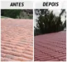 Antes e depois de um serviço de impermeabilização de telhados em Lisboa