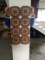 Painéis decorativos em crochê